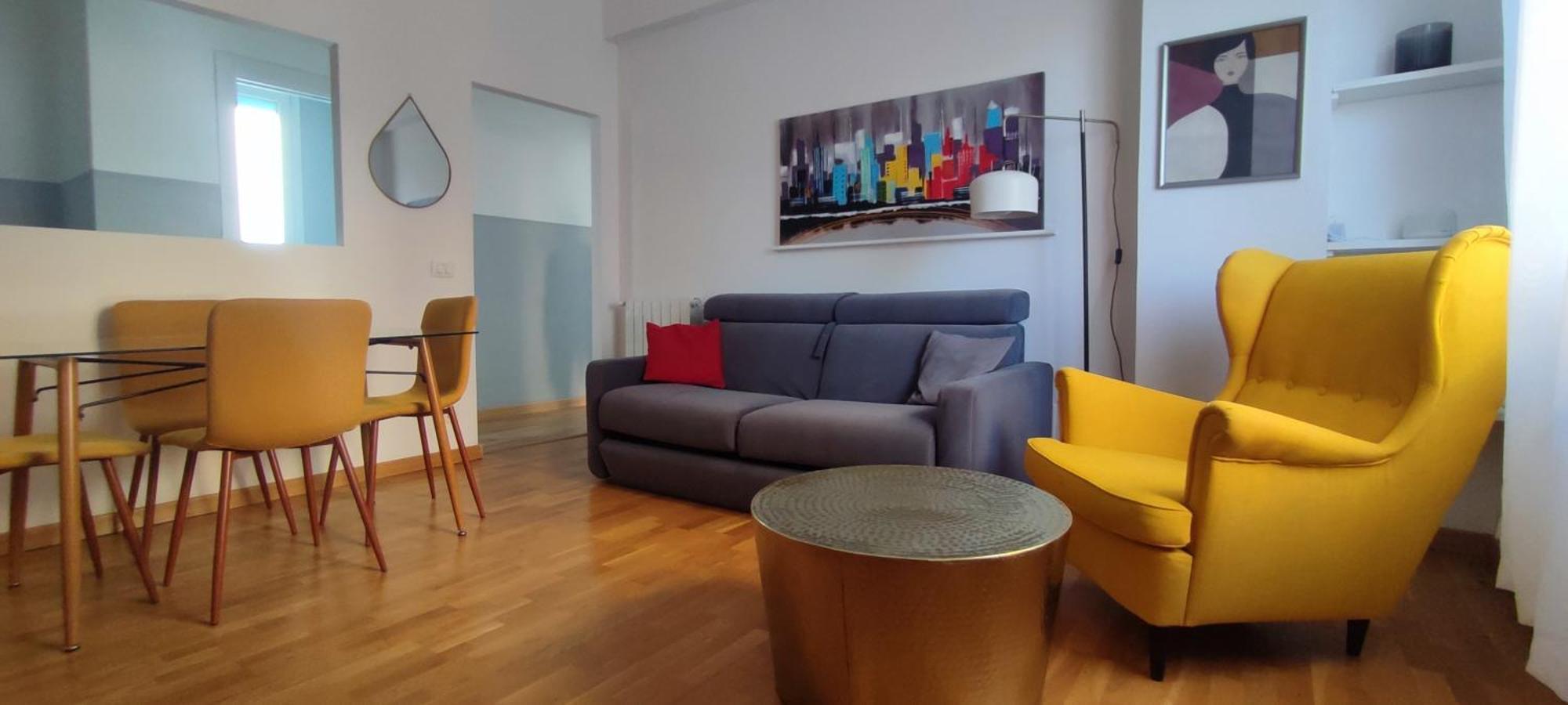 Giovenale 60 Metro C Luminoso Bilocale Fino A 4 Ospiti Apartment *